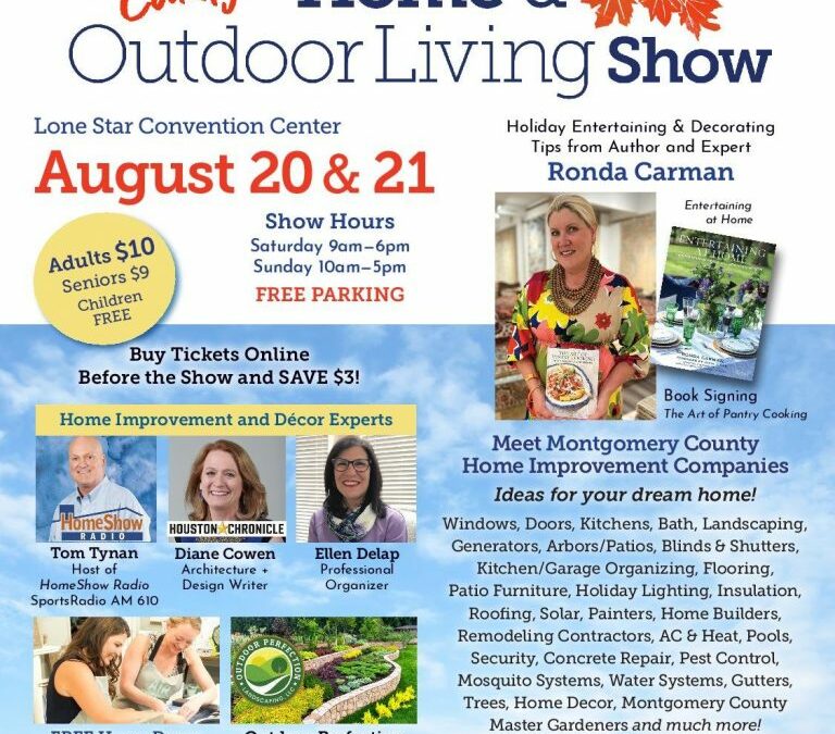 Aug 20 – 21, 2022 – Montgomery County Home & Outdoor Living – Fall Show