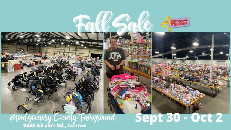 Just Between Friends Fall Sale – Sept 30 – Oct 2, 2022