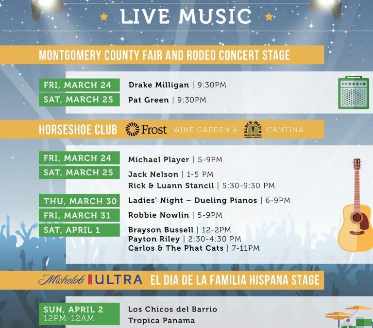 2023 Montgomery County Fair & Rodeo – March 23 – Apr 2