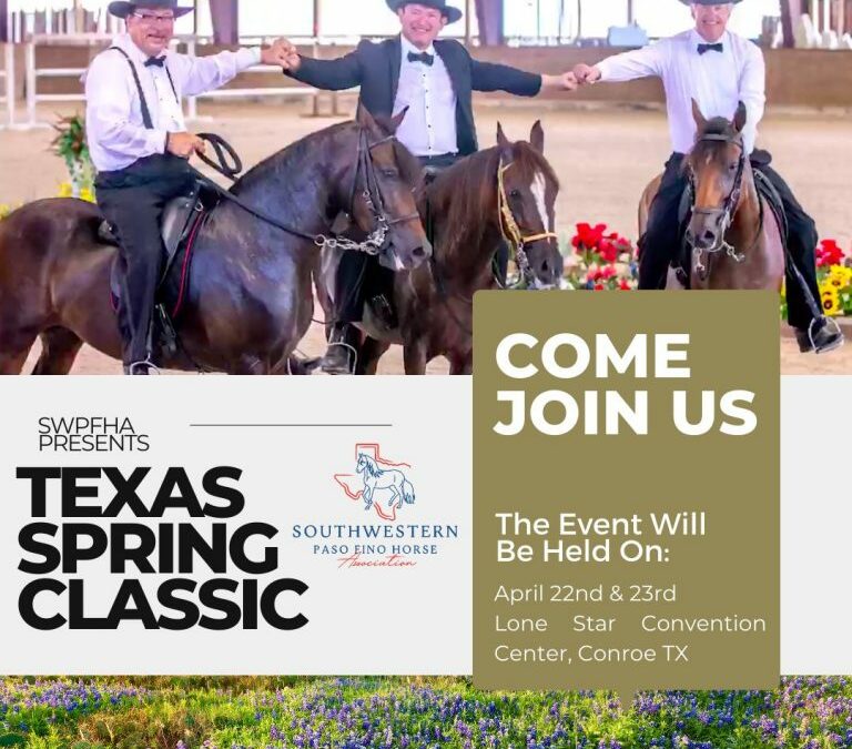 Southwest Paso Fino Horse Show – Apr 22 – 23, 2023 – The Lone Star Expo Center