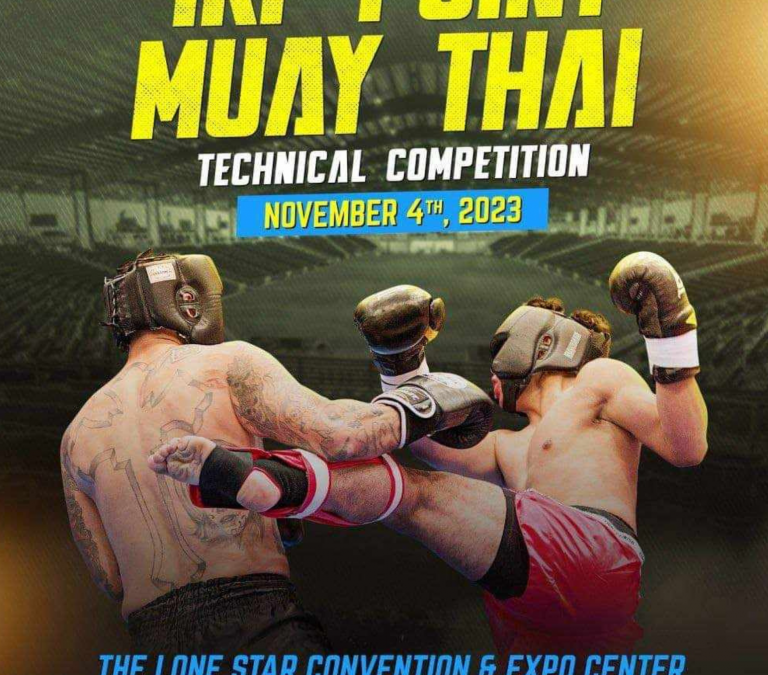 Point Muay Thai Tournament – November 4, 2023 – The Lone Star Convention Center